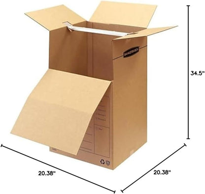 ‎ Short Wardrobe Box 3 Pack, 20-In X 20-In X 34-In (7710902)
